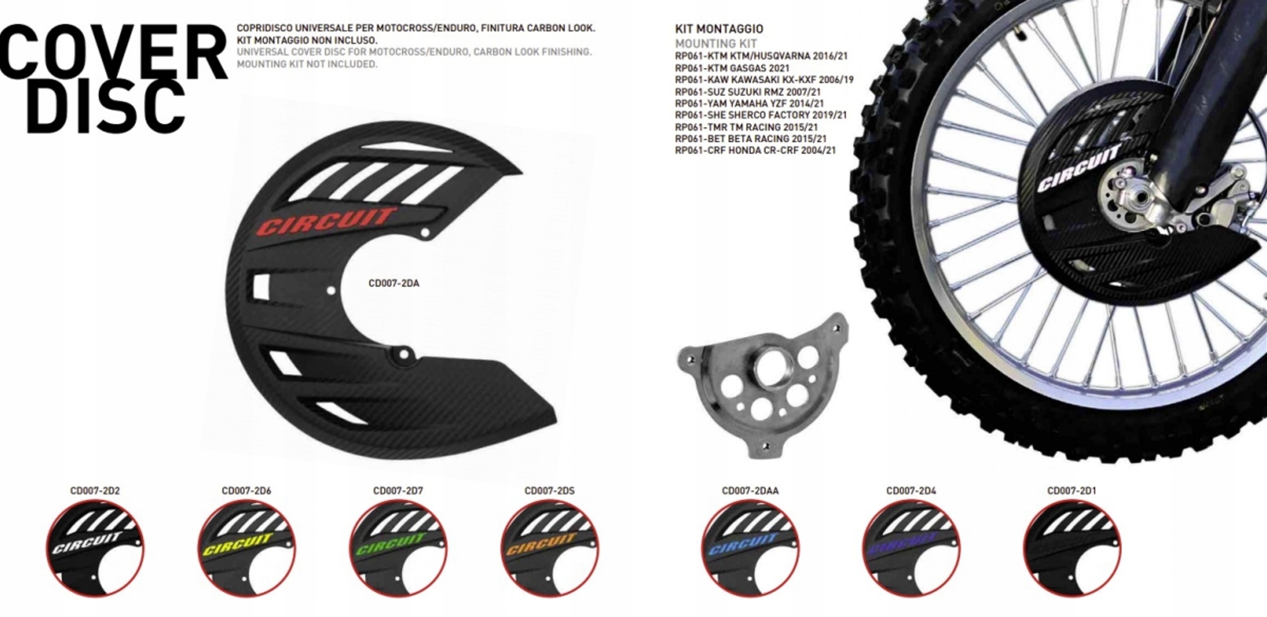 ADAPTER TARCZY HAMULCOWEJ CIRCUIT KTM SX SXF EXC EXCF 125-450 EAN (GTIN) 7895809030623