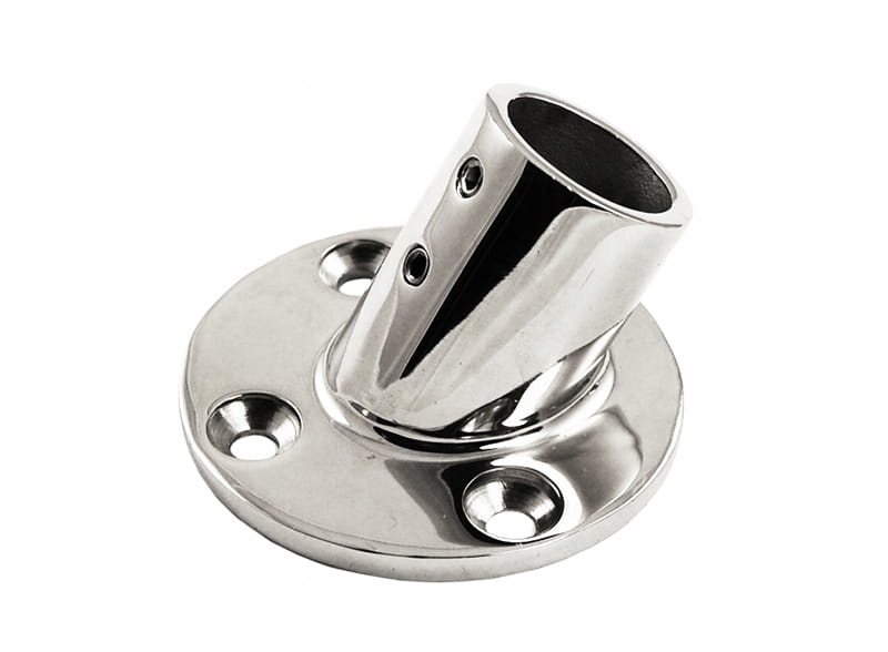 RELING Ø 22 MM PODSTAWA SŁUPKA relingu 45°