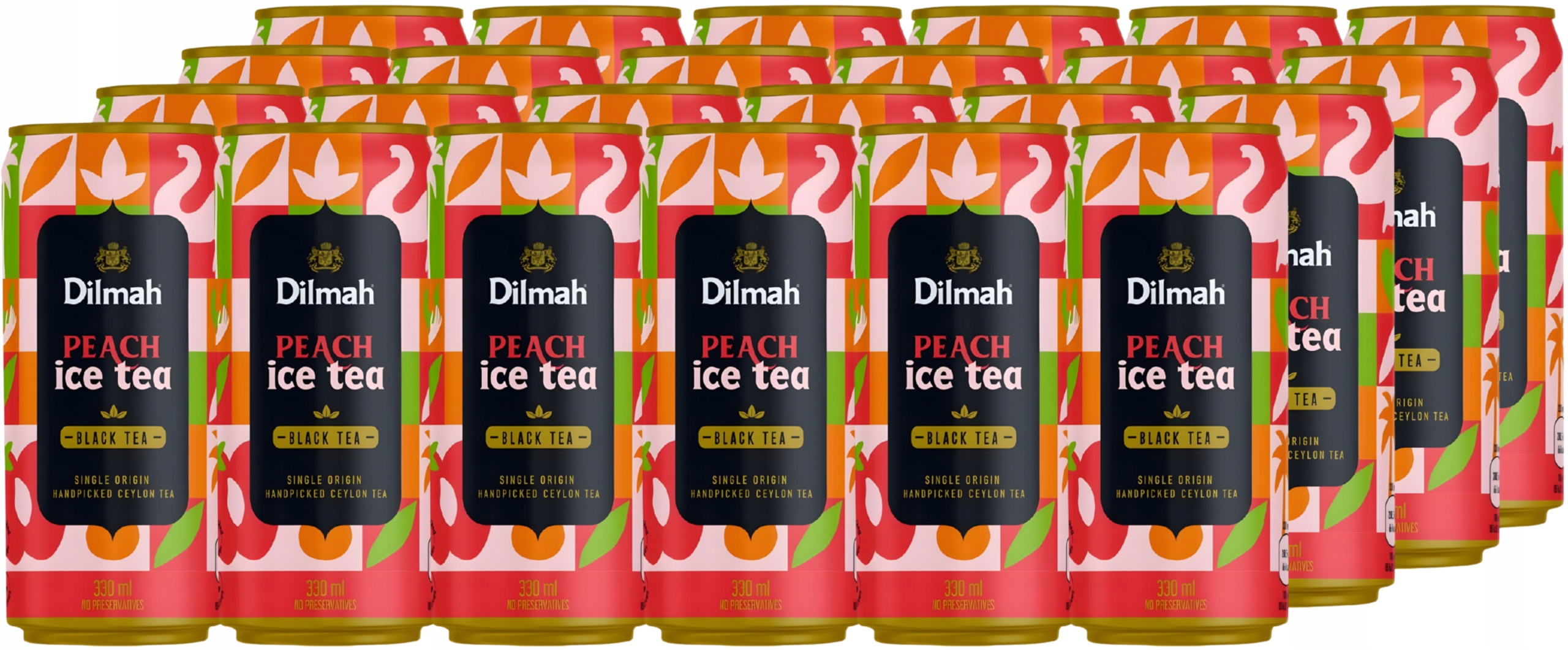 Dilmah Black Ice Tea Peach 24×330ml