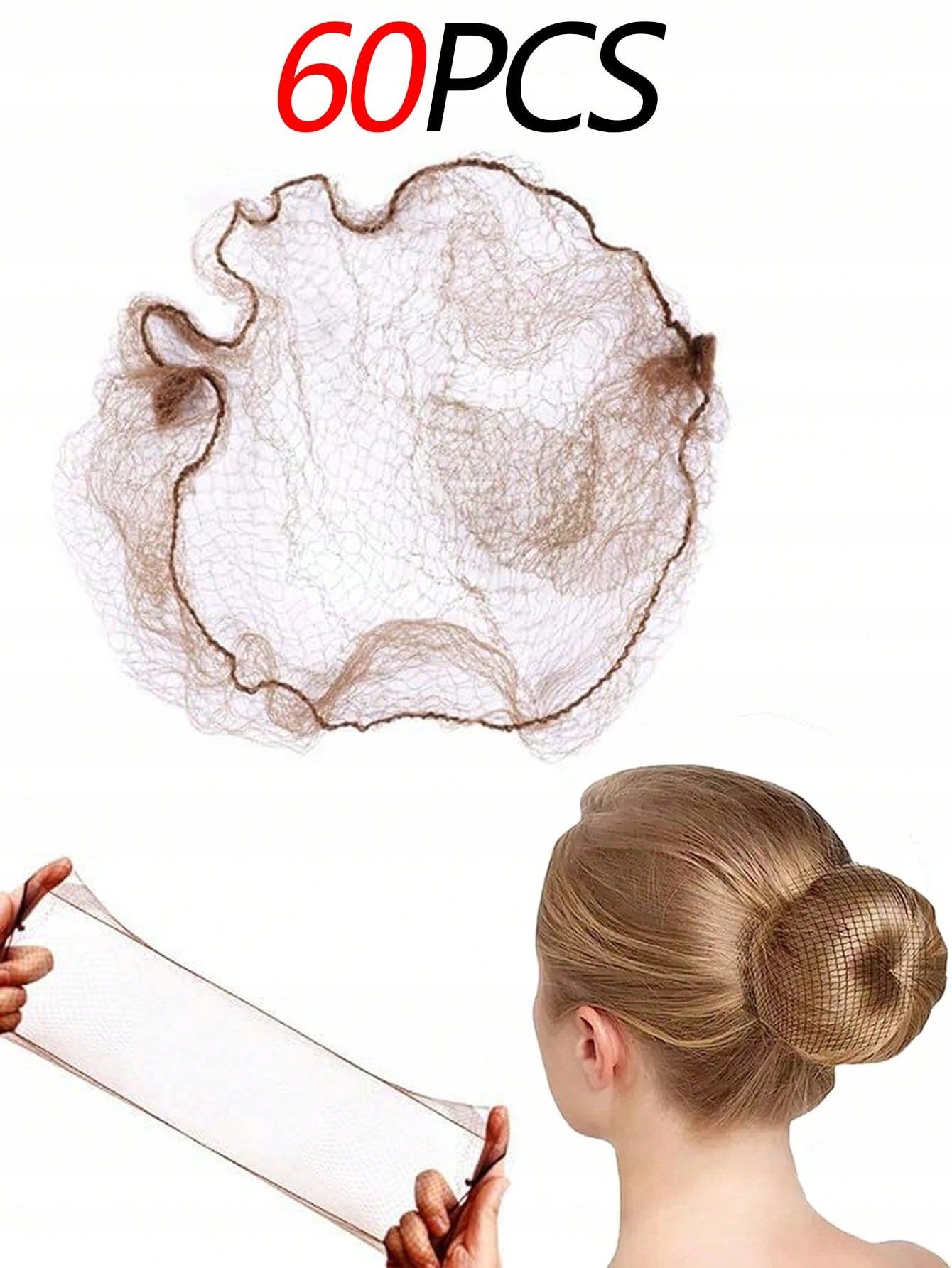 SHEIN BRĄZOWA SIATKA DO WŁOSÓW 20-PACK ICR S07__