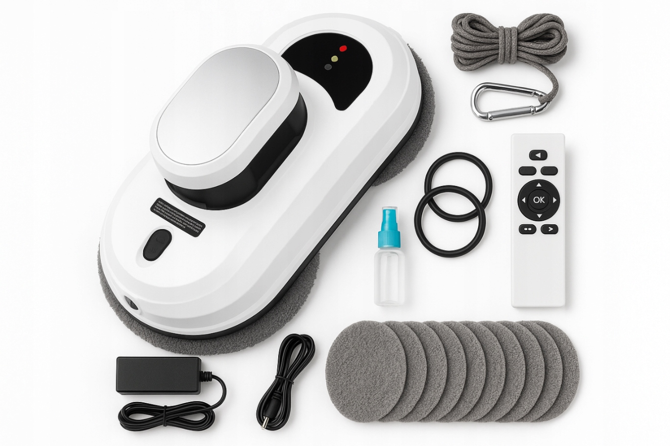 Inteligentný Robot Na Umývanie Skla A Zrkadla, Sada Automatickej Umývačky