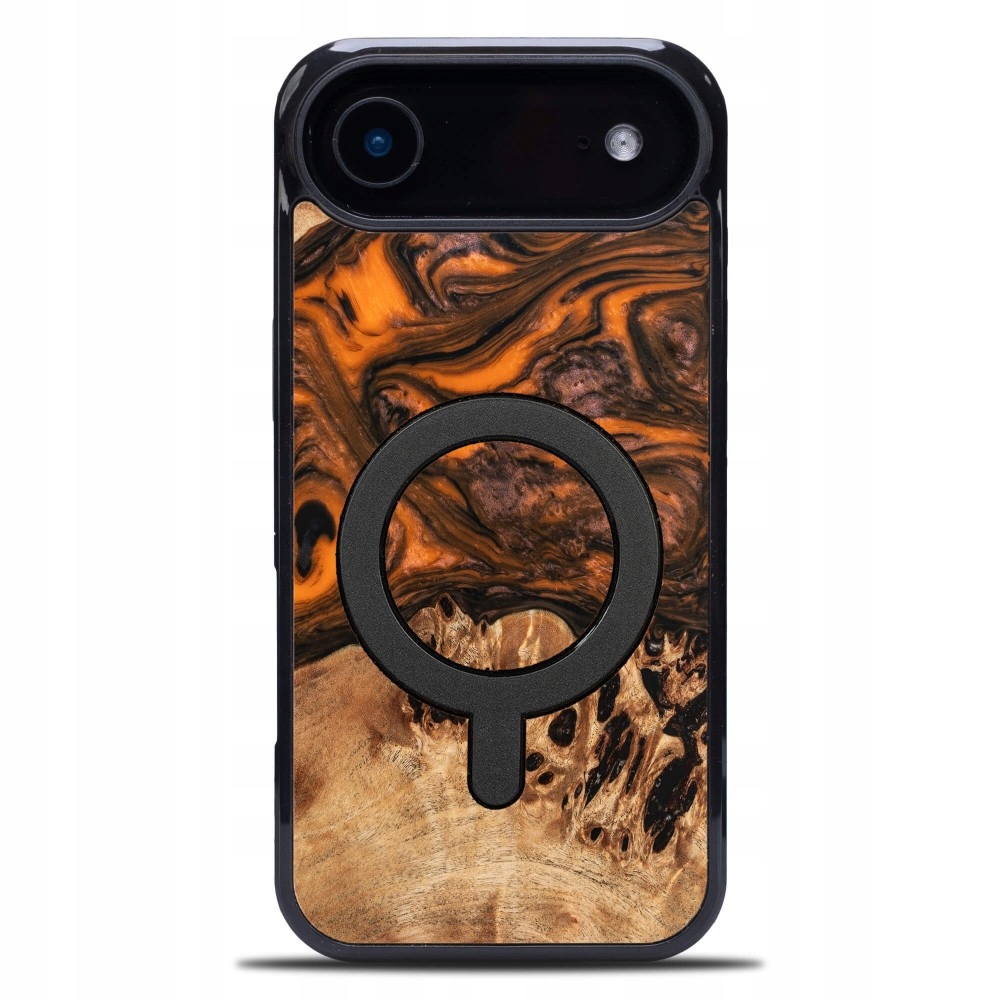 Pouzdro Bewood Unique pro iPhone 17 Air oranžové s MagSafe