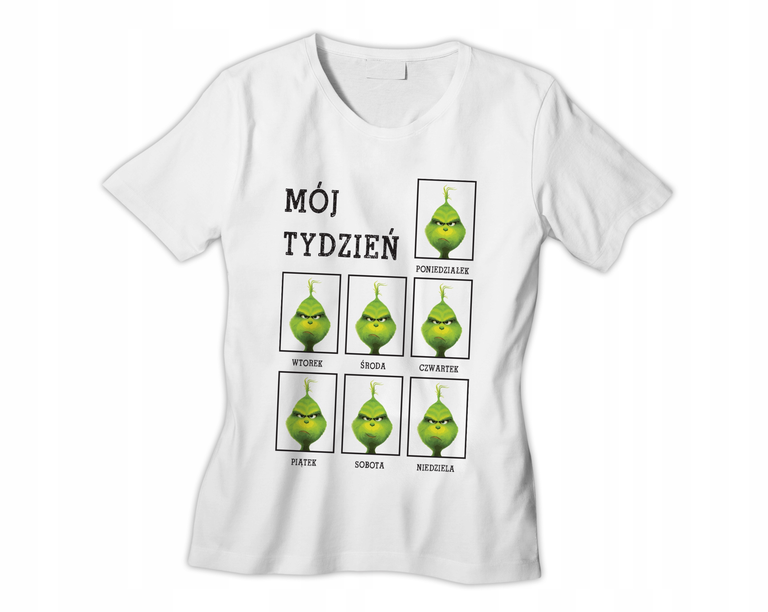 

Koszulka tshirt Grinch świąteczna mój tydzień rok
