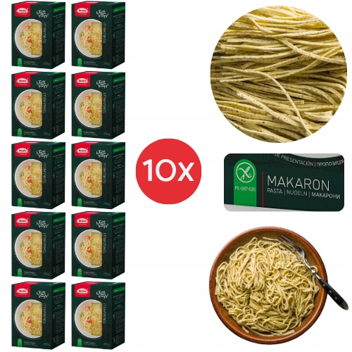 Levně 10x Bezlepková Těstovina Tonnarelli Incola 250G Bez Laktózy Pšenice Sóji