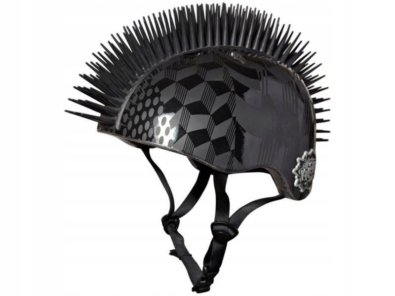 Kask rowerowy Krash Cube Hurt Hawk Czarny dla Dzieci (rozmiar M)