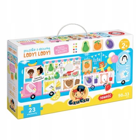 

Puzzle z dziurką 23 el. Lody! Bright Junior Media