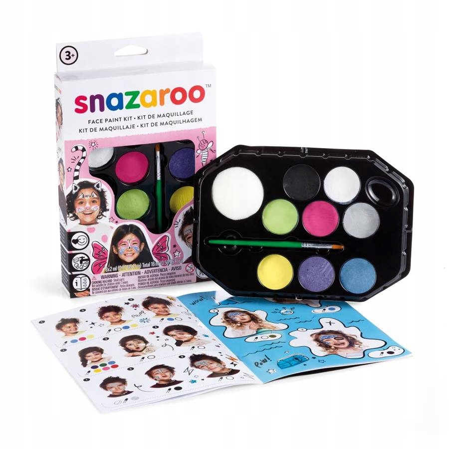 

Snazaroo Zestaw Pro Dziewczynki farby akcesoria