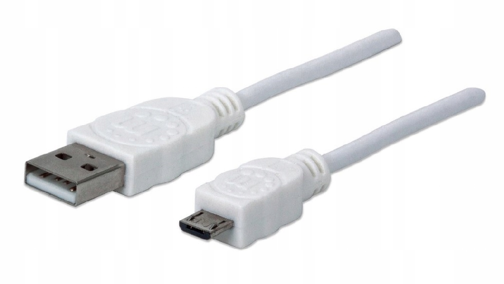Kabel USB 2.0 Manhattan 326537 0,3 m biały