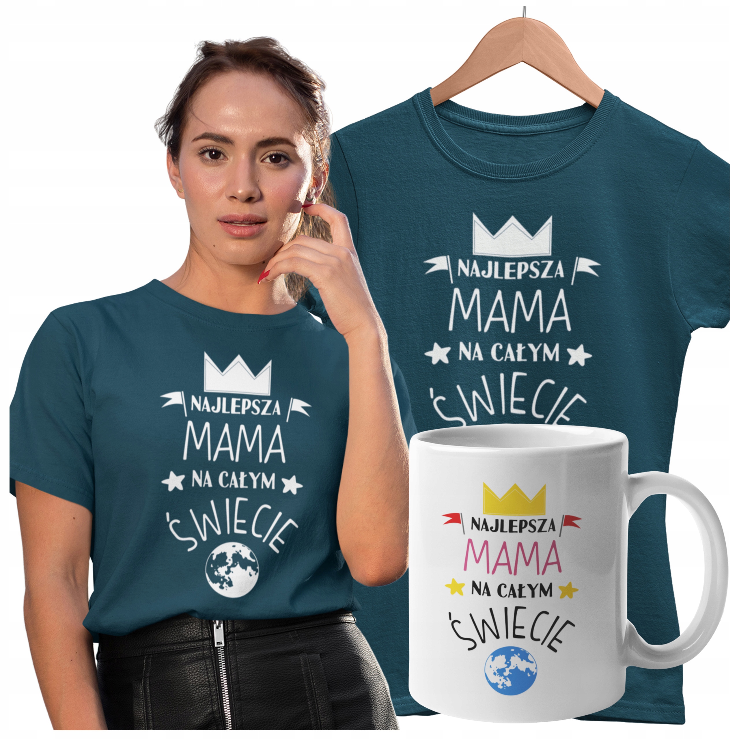 

Koszulka Dla Mamy Z Kubkiem Najlepsza Mama Świecie