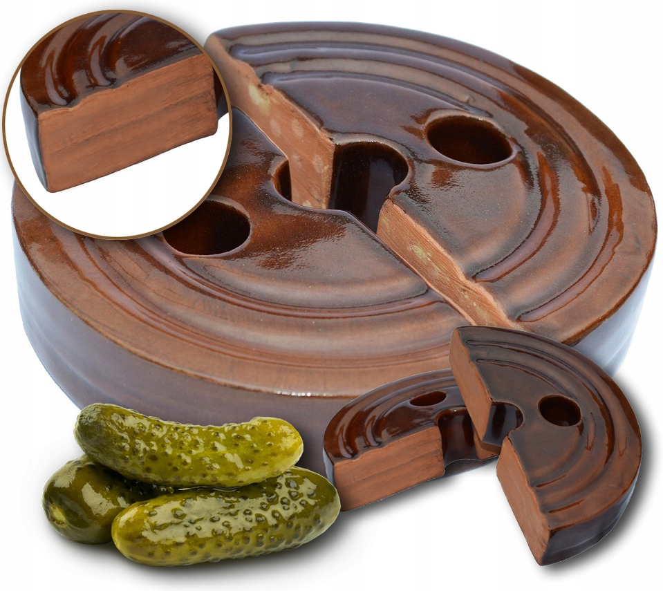 KAMIEŃ DOCISKOWY KAMIONKA DO BECZKI GARNKA KISZENIA OGÓRKÓW KAPUSTY 23cm