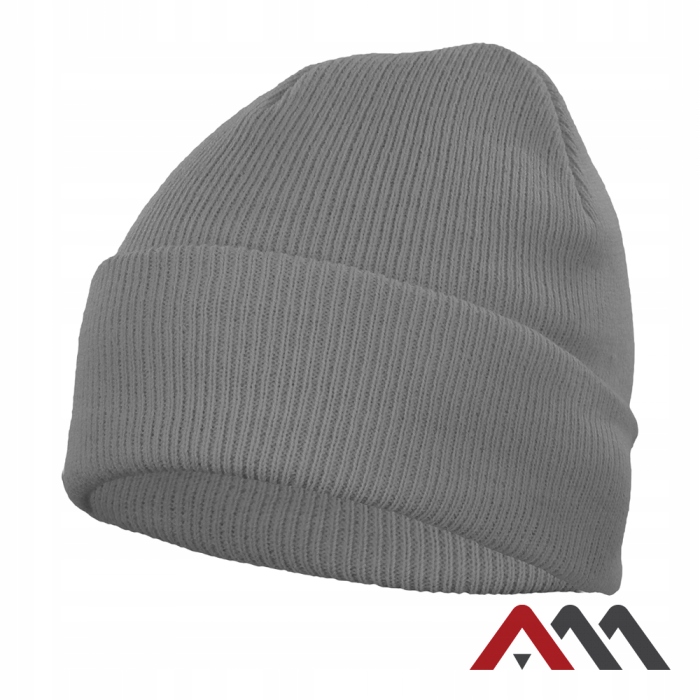 

Ciepła Tania Czapka Zimowa Dziana Art Szara