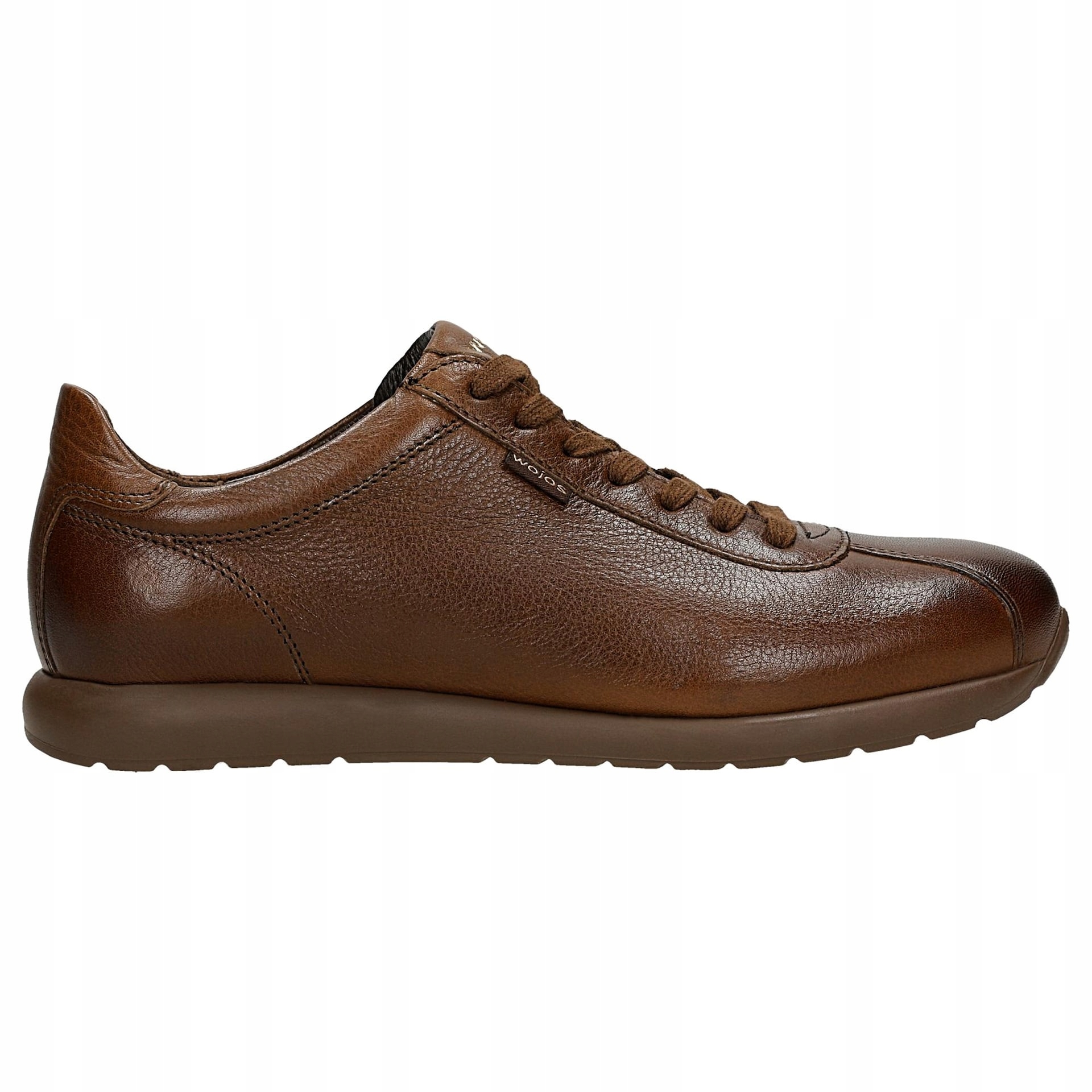 Brązowe skórzane sneakersy damskie r. 36