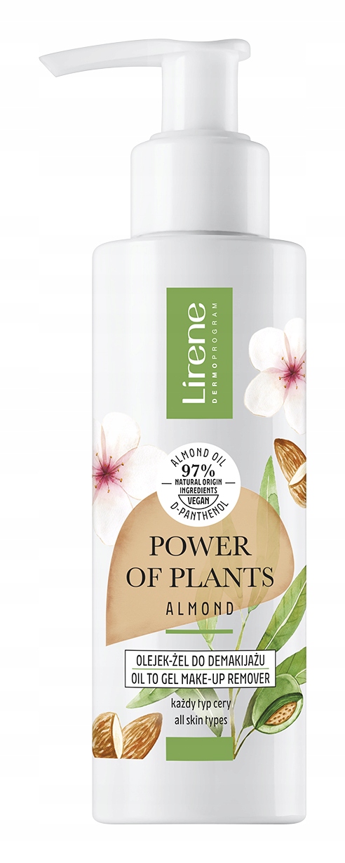 LIRENE POWER OF PLANTS MIGDAŁ OLEJEK-ŻEL DO DEMAKI