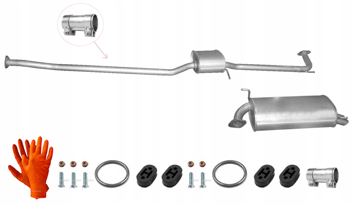 Honda Accord 1.6 1.8 2.0 2.3 98-02 Sedan Hatchback Tlumič Koncový