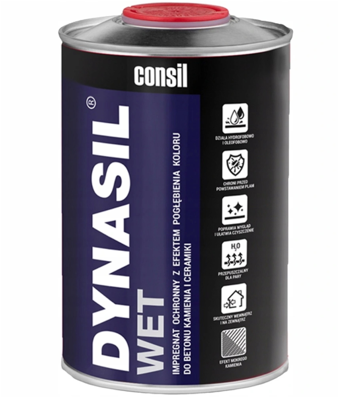 

Dynasil Wet Impregnat Do Kamienia Efekty Mokry 1 L