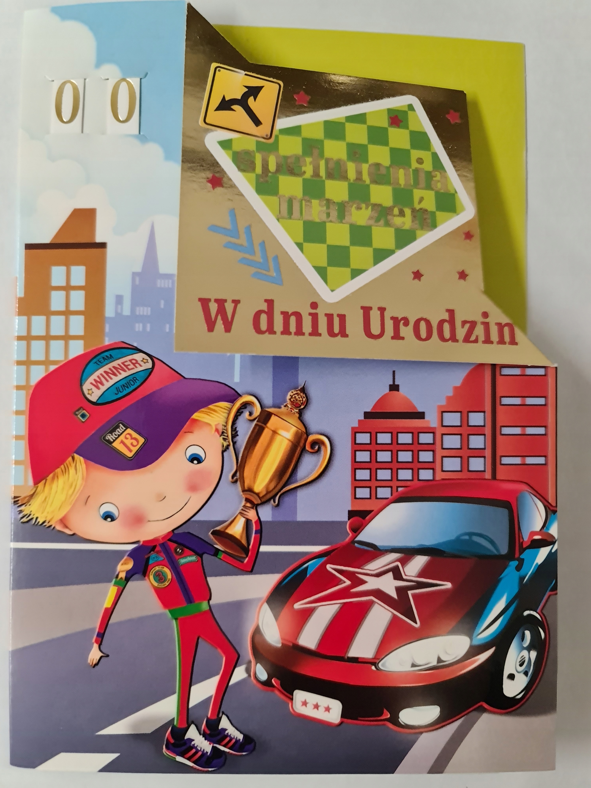 

Kartki urodzinowe dla dziecka z wymienną cyferką