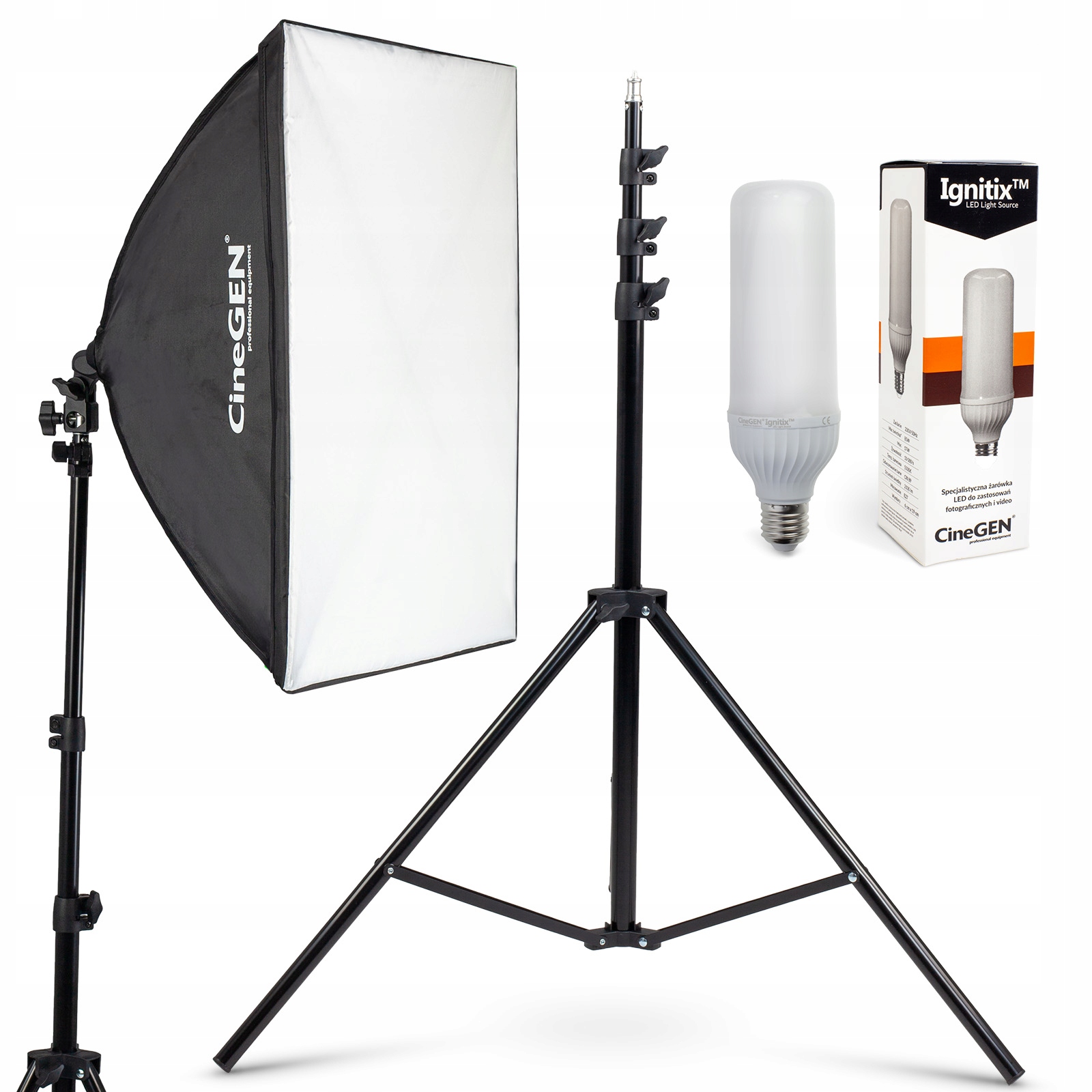 Studiová lampa na fotografie Softbox 50x60 cm 85W Led