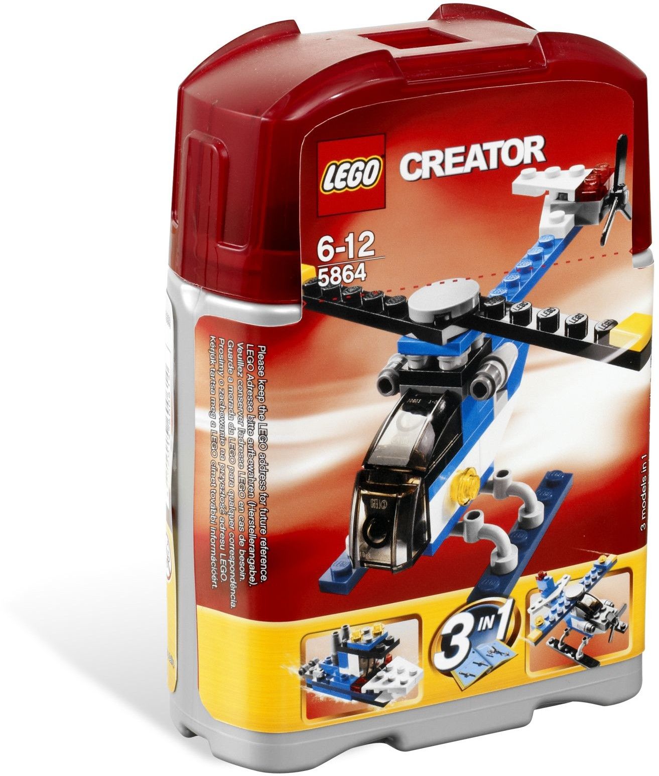 Lego 5864 Creator 3w1 Mały helikopter Misb 2010 rok!