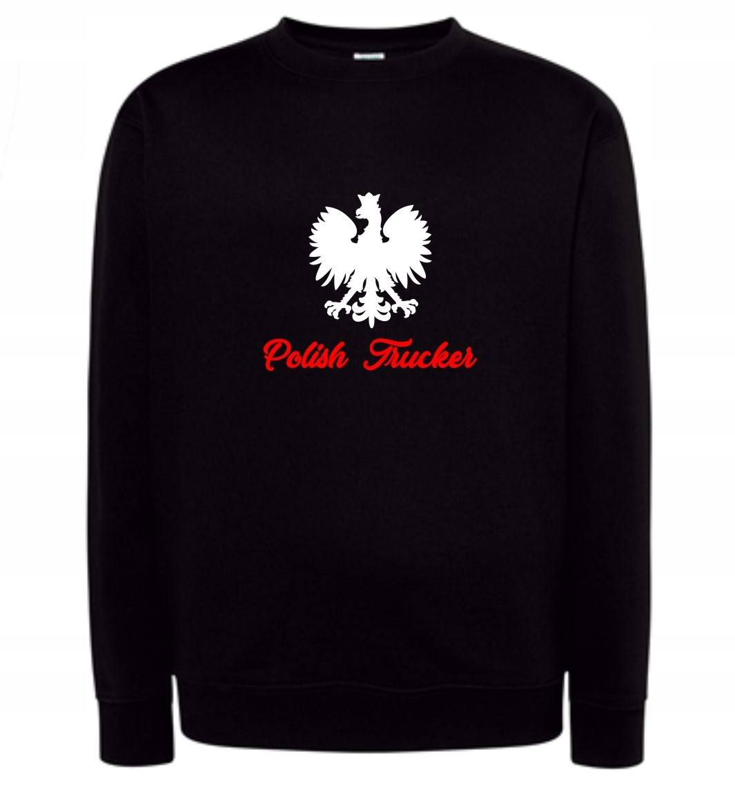

Bluza z nadrukiem Polish Trucker czarna L