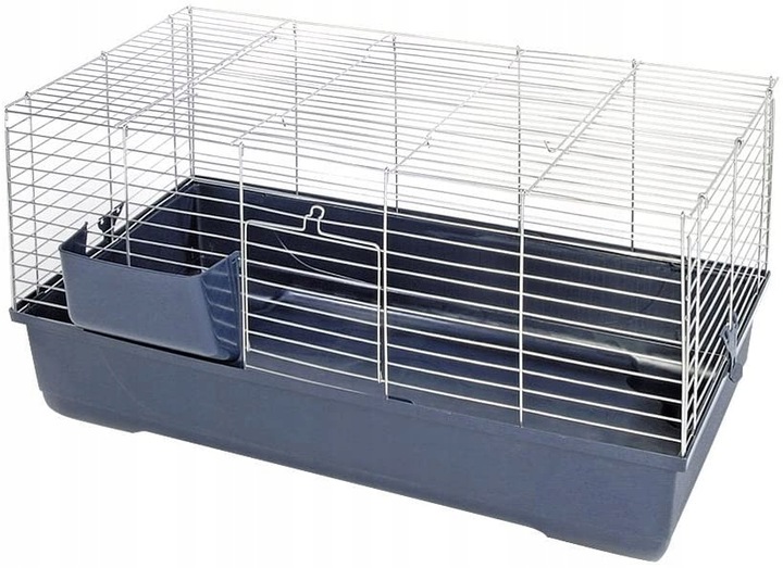 Levně Klec Pro Hlodavce/malá Zvířata S Jesličkami Na Krmivo 80 x 45 x 42 cm