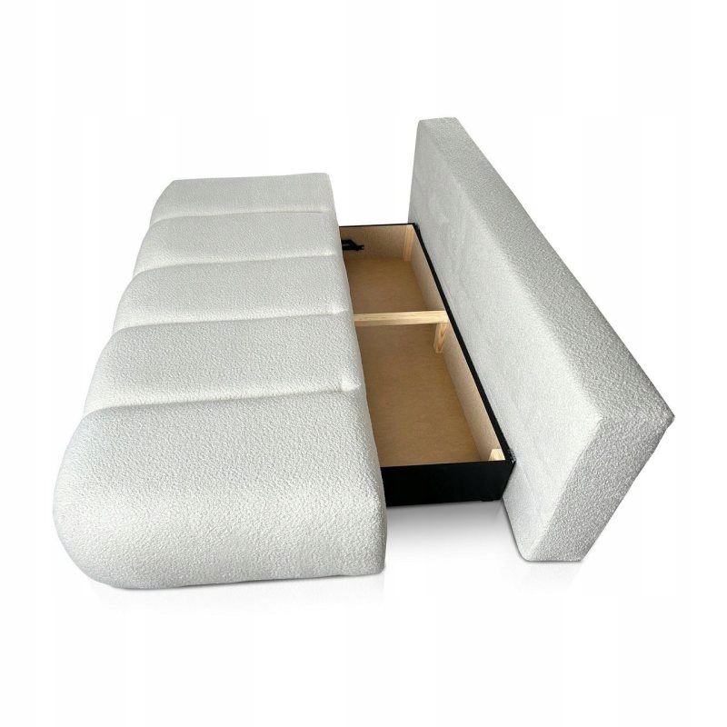 Kanapa sofa VIOLE BOUCLE rozkładana z funkcją spania i pojemnik na pościel Kolekcja VIOLE