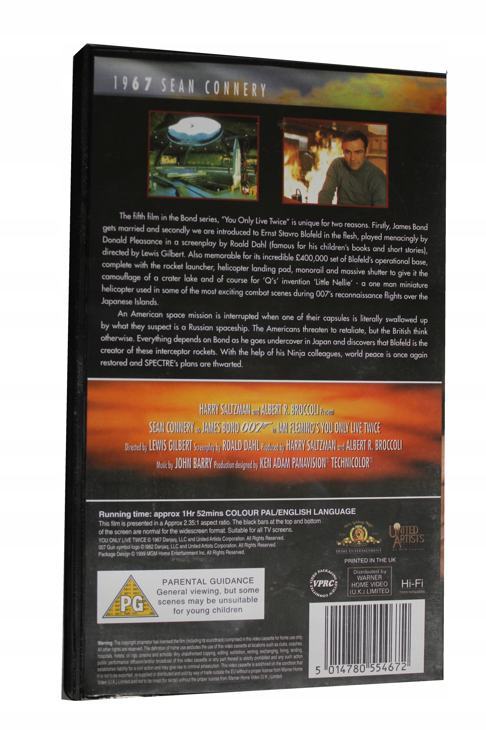 James Bond 007 You Only Live Twice Gatunek sensacyjne