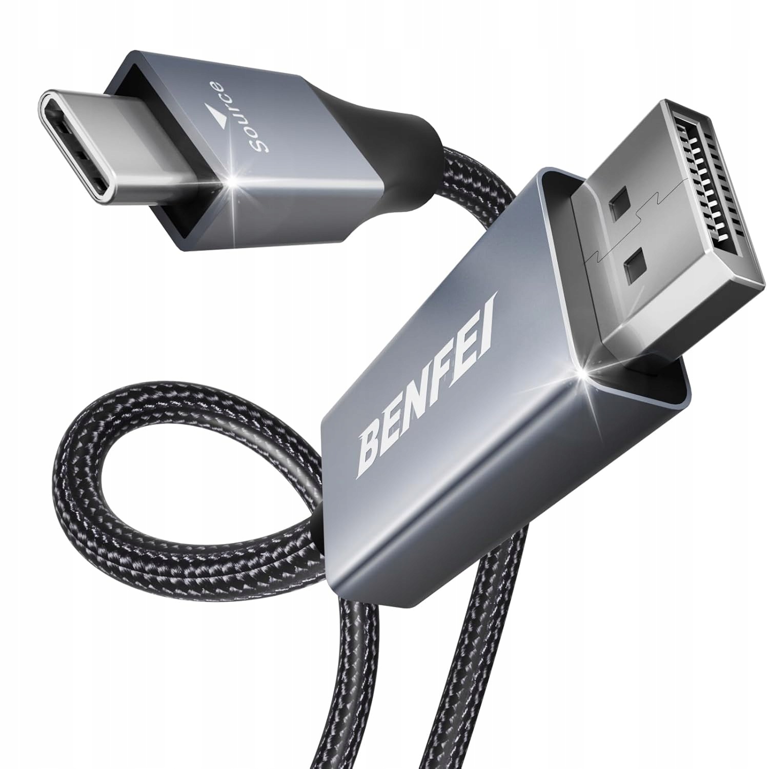 Benfei Kabel Usb-c Do Displayport Monitor Laptop 8K 60HZ 4K 144HZ 0 9M