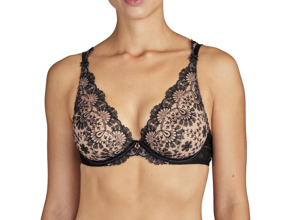 Aubade biustonosz miękki czarny rozmiar 70B (3102061830828) • Cena