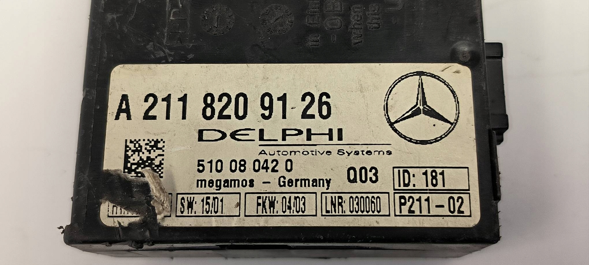 module ALARMU A2118209126 MERCEDES W220