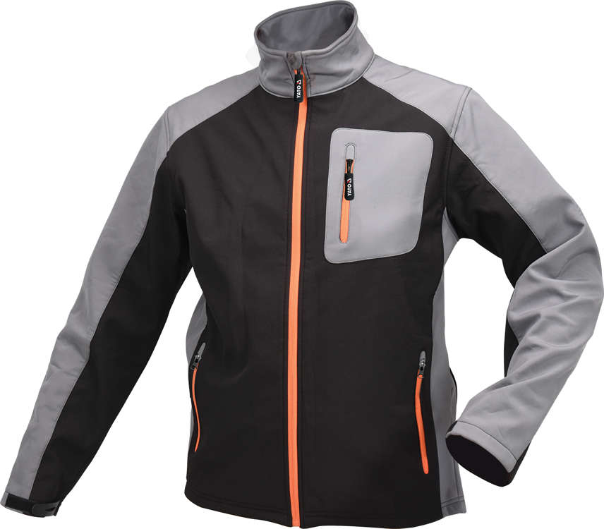 

Bluza Kurtka Robocza Softshell Czarno-szara R. L