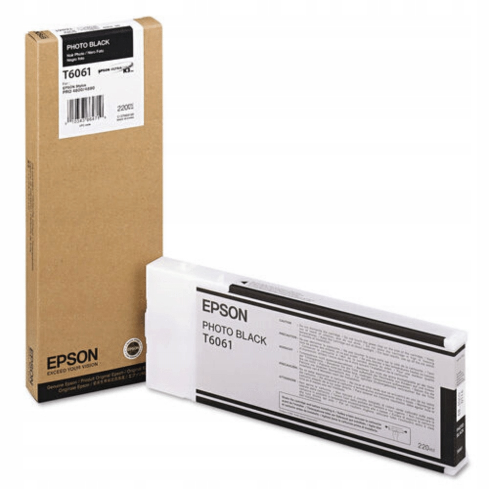 Inkoust Epson T6061 C13T606100 pro Stylus Pro 4800 4880 černý (black)