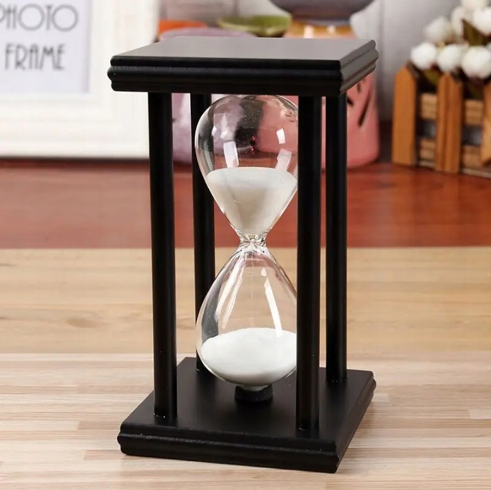 PIASKOWA KLEPSYDRA 60 MIN ZEGAR PIASKOWY DEKORACJA Linia 1