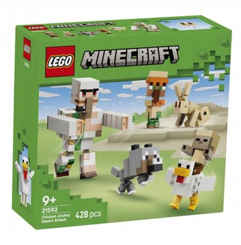 Lego(r) Minecraft 21592 – Útok Slepičího Jezdce Na Prázdno