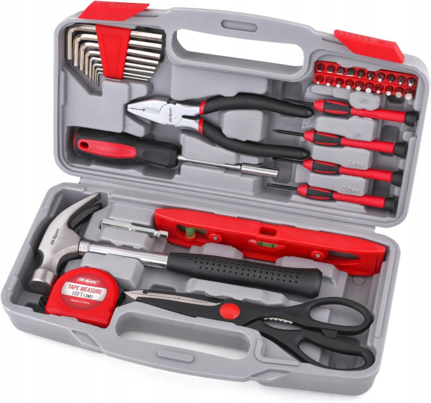 Hi-Spec 39 el. Sada nářadí v kufru – dům, kancelář, kolo, auto