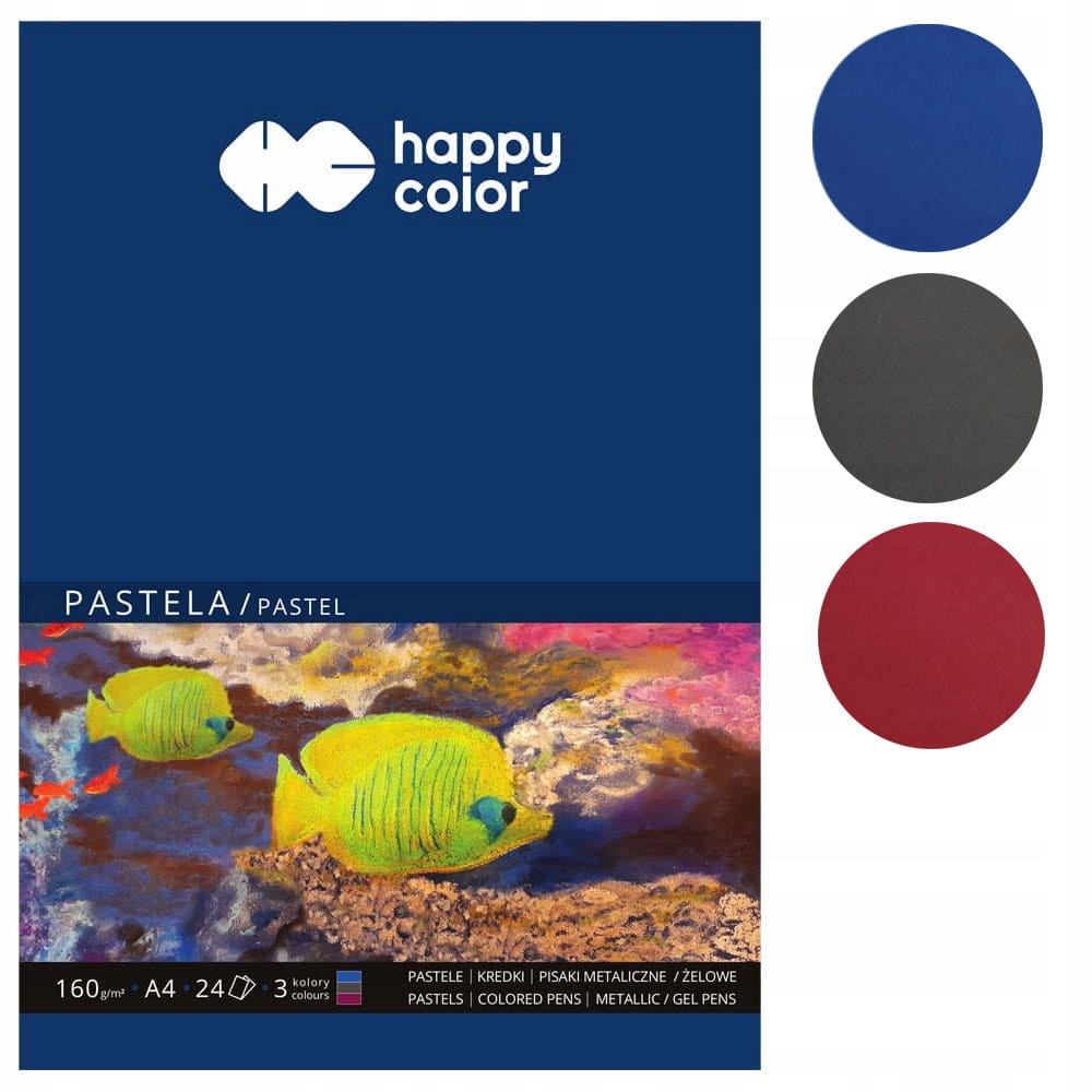 

Blok do pasteli Happy Color A4 160g 24 ark
