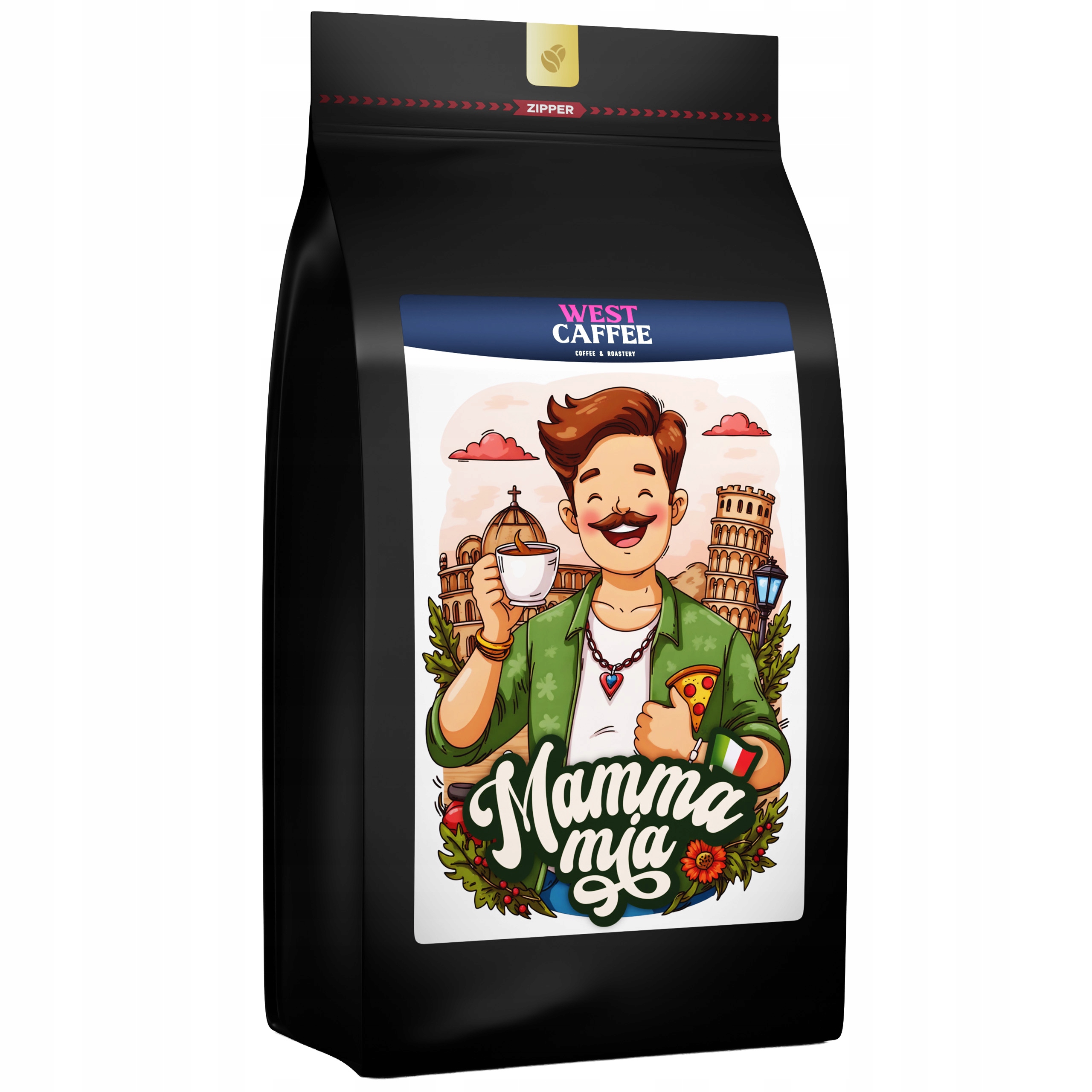 Levně Káva Mamma Mia 1 kg Čerstvě pražená 100% Arabica