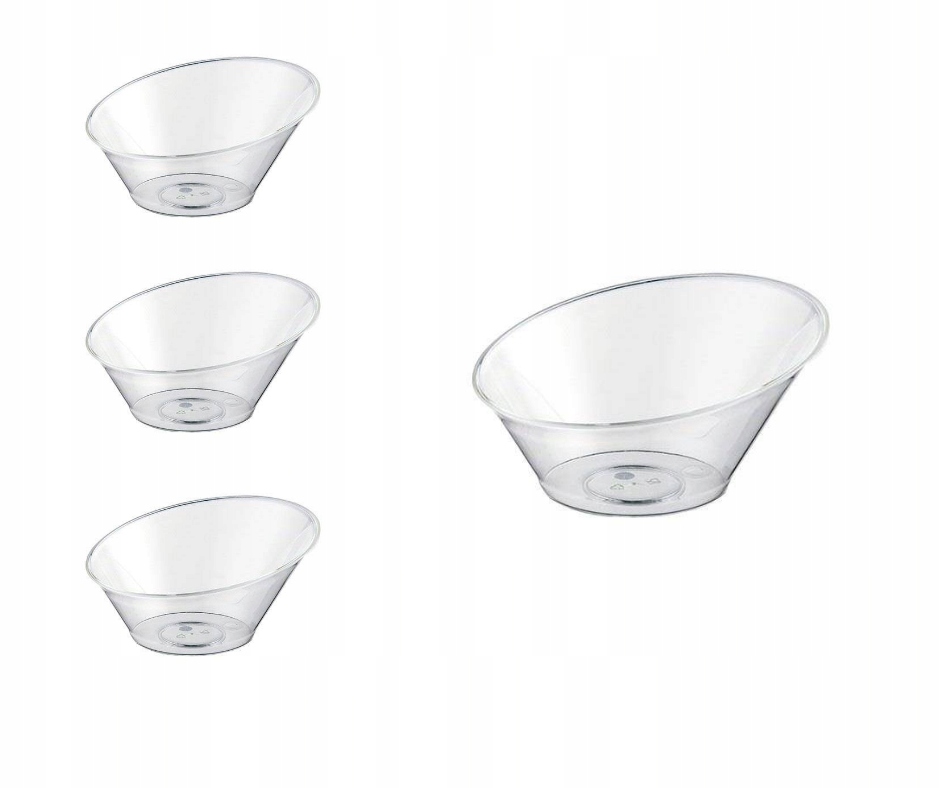 POJEMNICZKI PLASTIKOWE NA PRZYSTAWKI 70ML 24 SZT