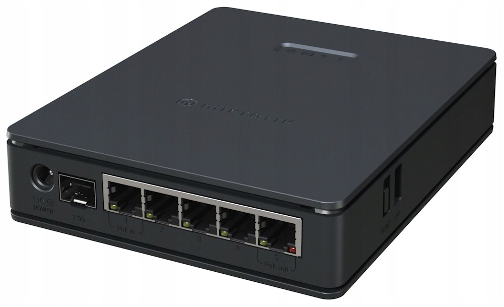 MikroTik hAP ax S, 5x GbE, Sfp 2,5 G, Usb 2.0, 2,4+ 5Ghz, 802.11b/g/n/ac/ax