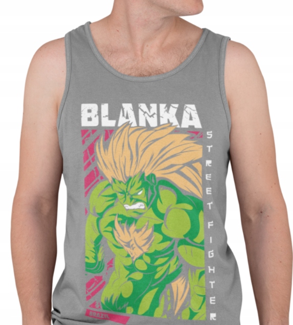 Tank top gry Street Fighter - BLANKA Marka bez marki