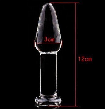 HOCHWERTIG Szklany Dildo Kryształowy G-punkt Analny Masażer Sex Zabawka — miniatura 3