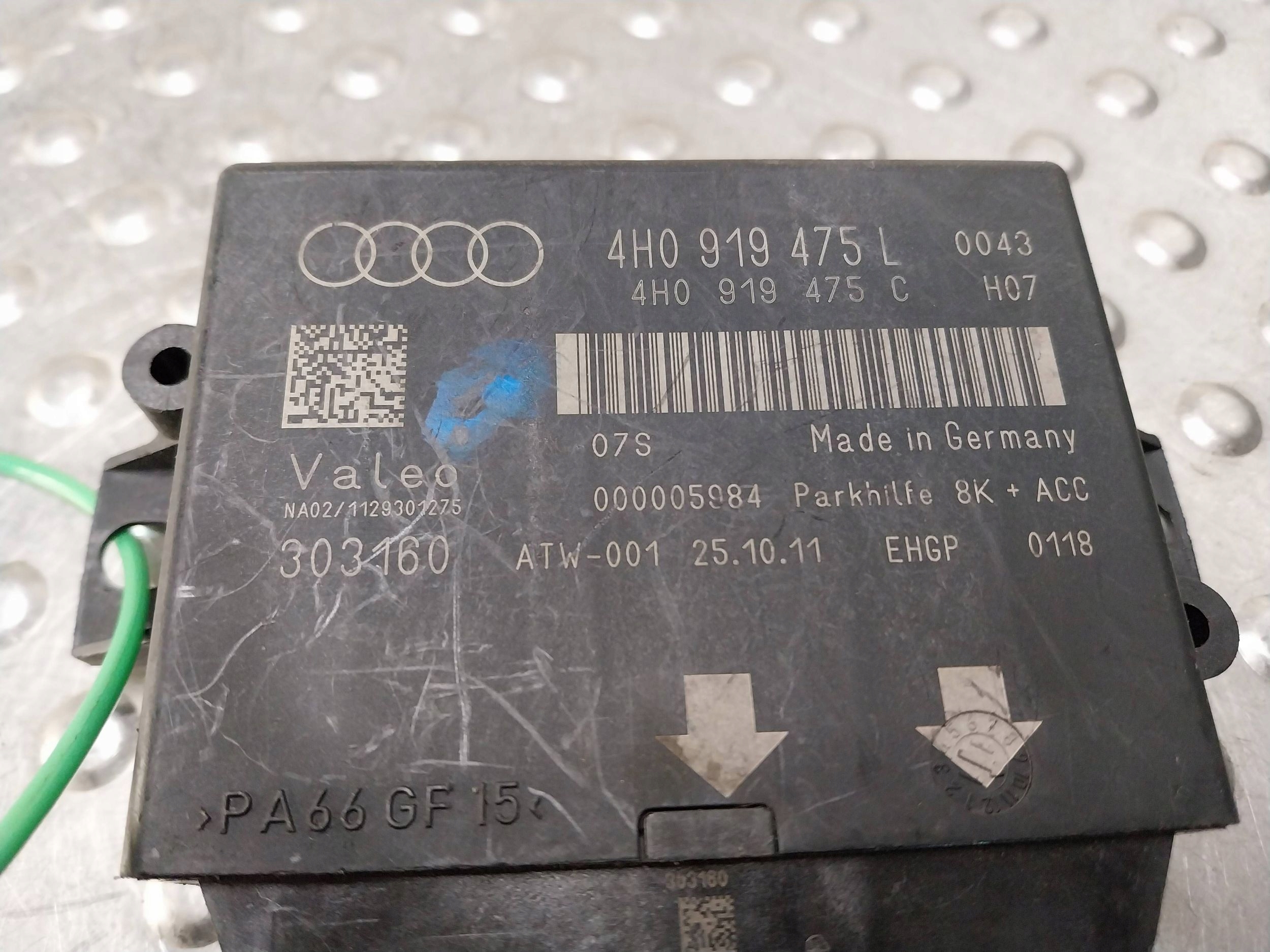 modulo Centralina parcheggio PDC 4H0919475L AUDI A6 A7 C7 A8 D4