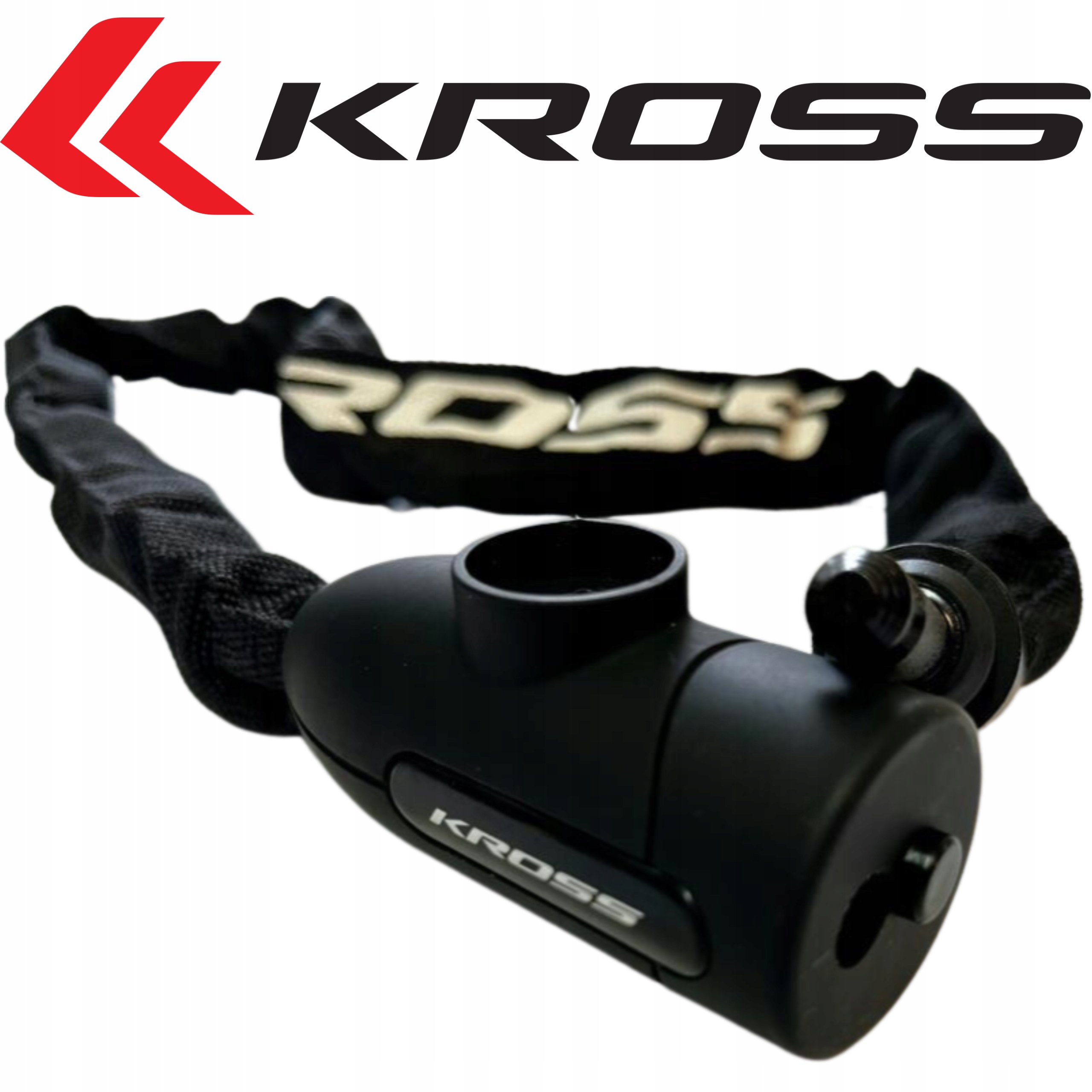 ZAPIĘCIE Rowerowe ŁAŃCUCH KROSS BLOKADA Zabezpieczenie Do Roweru Kluczyki EAN (GTIN) 5905538101623