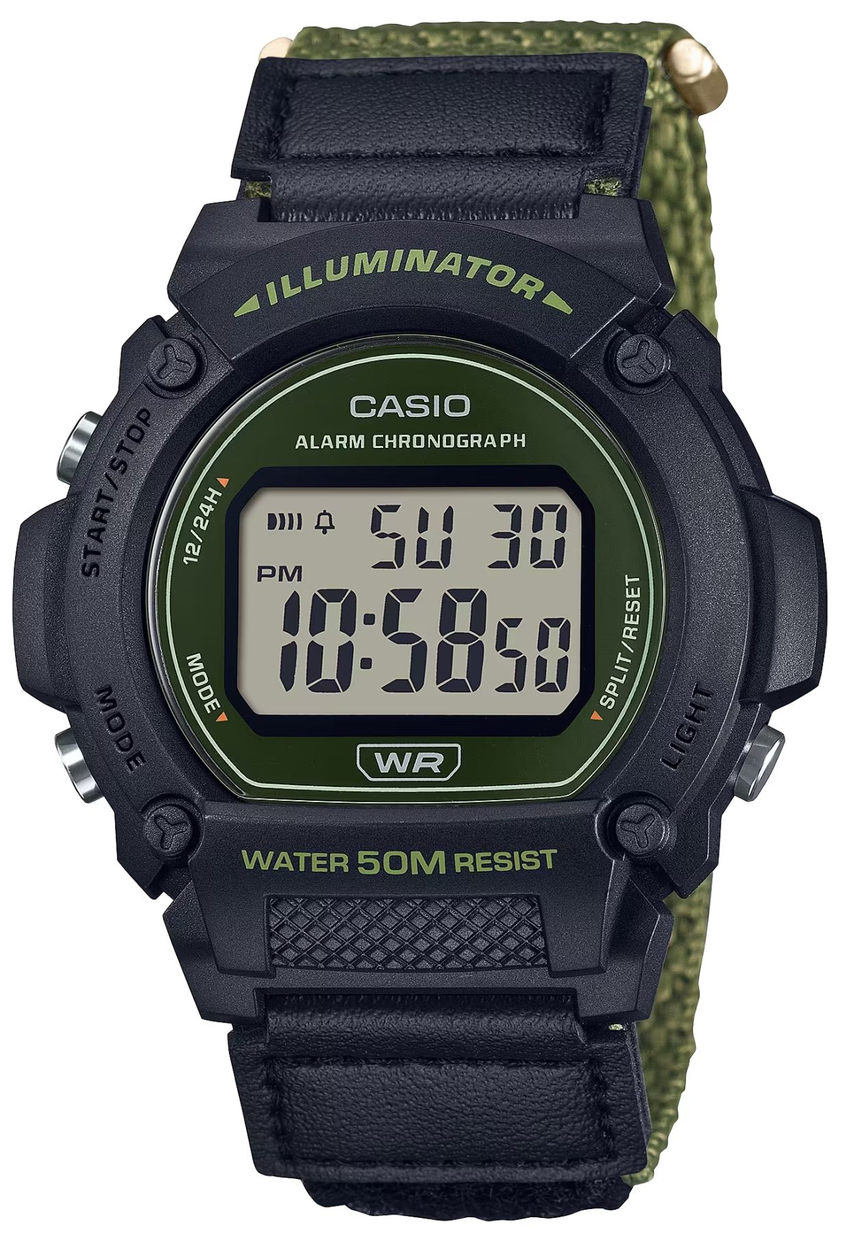 Pánské hodinky na řemínku Casio W-219HB Gwar.3+3L Zibi Gravírování