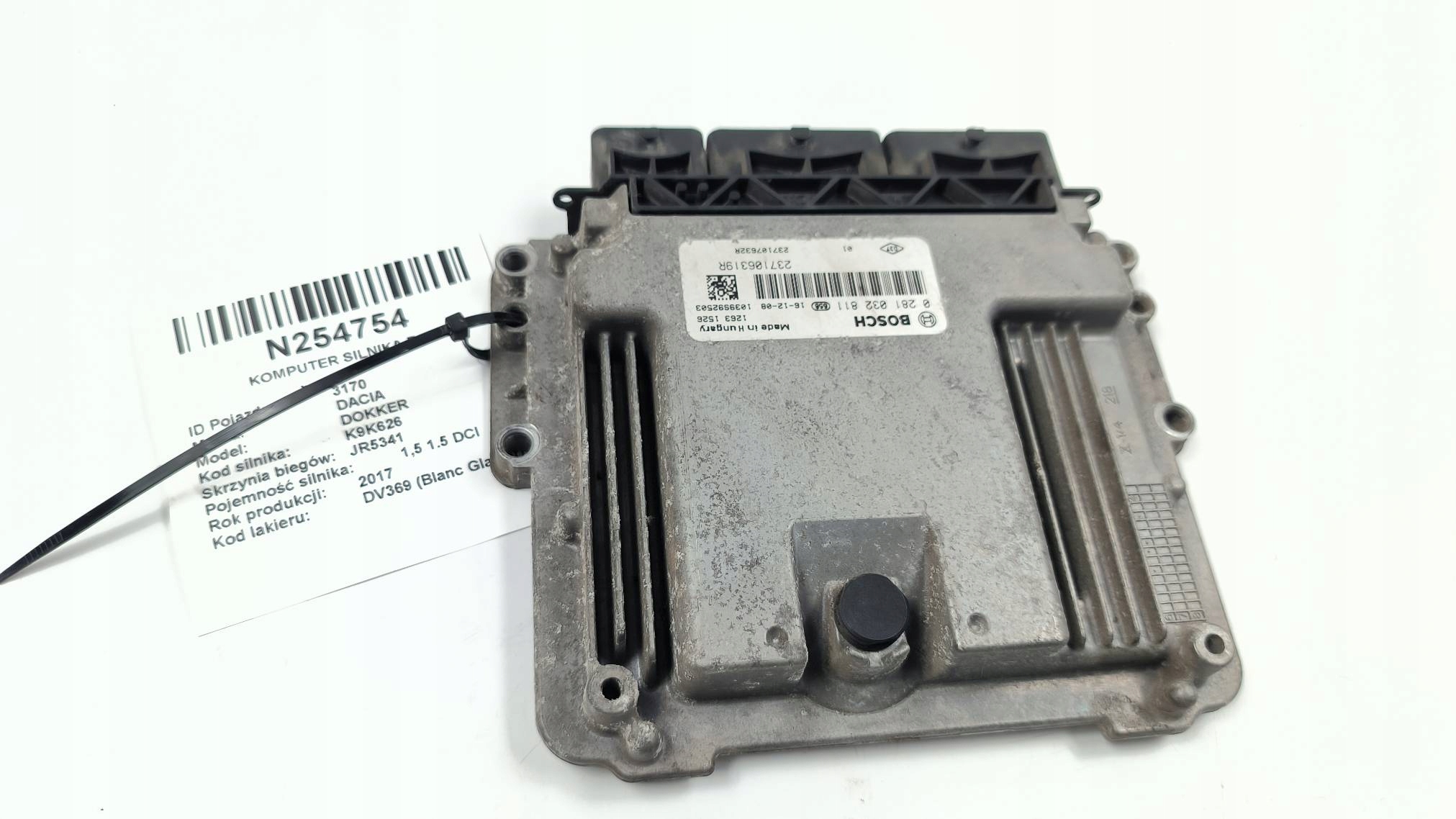 computer Motore ECU 237106319R 1.5 DCI DACIA DOKKER
