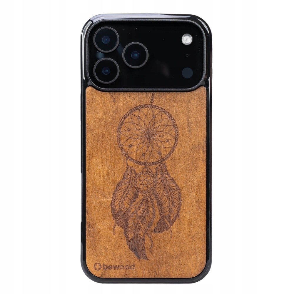 Dřevěný Pouzdro Bewood pro iPhone 17 Pro Max Lapač Snů Imbuia