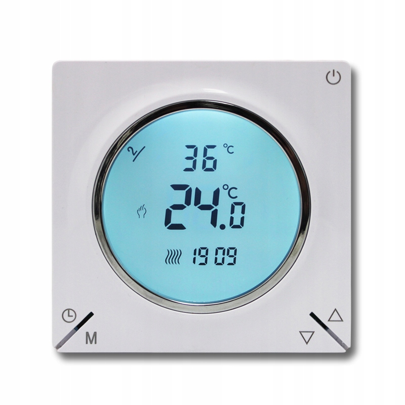 Regulátor Teploty Warmo E29 Nástěnný Regulátor Bílý