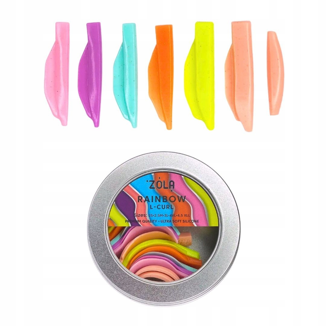 Laminovací válečky na řasy Rainbow L-Curl Zola