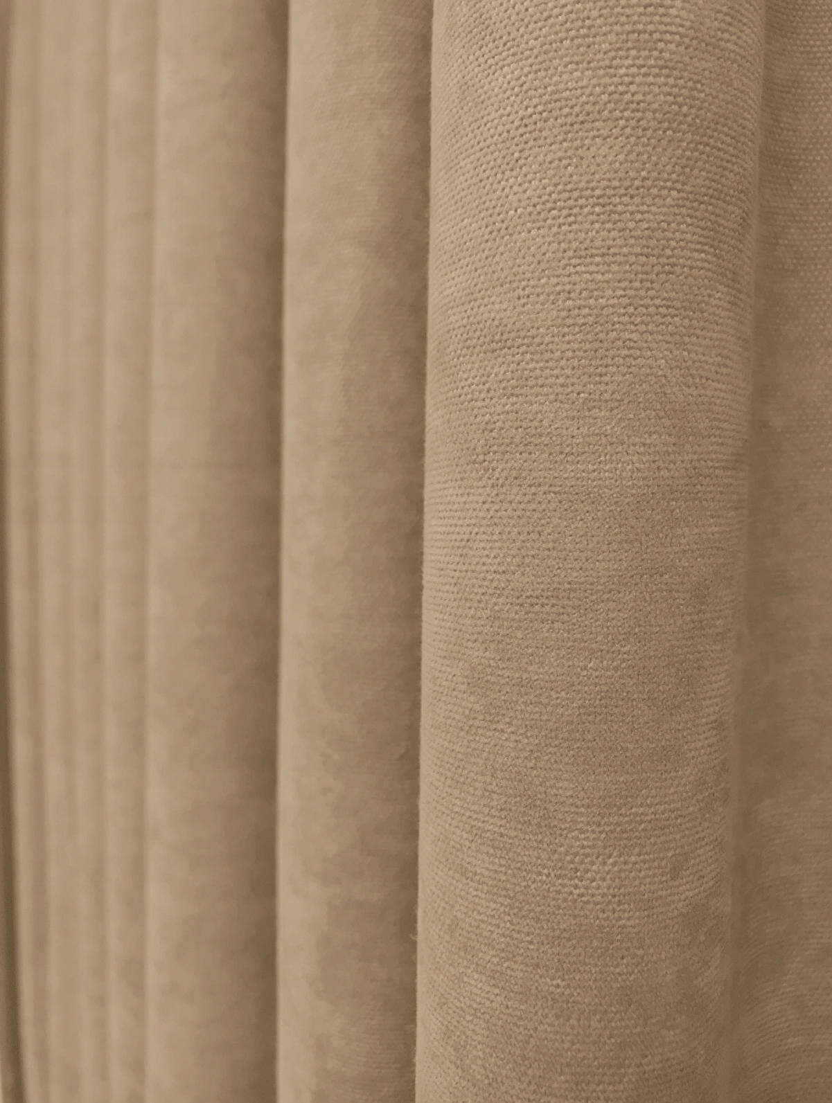 TKANINA MATERIAŁ MILAN VELVET TŁOCZONY ZASŁONA CAPPUCCINO 300 cm