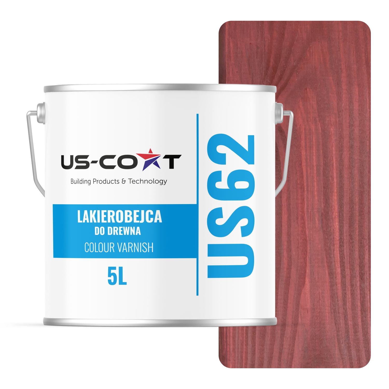 Lakovník Na Dřevo 3V1 Extra Lazura Višeň Japonský Satén 5L Ochranný