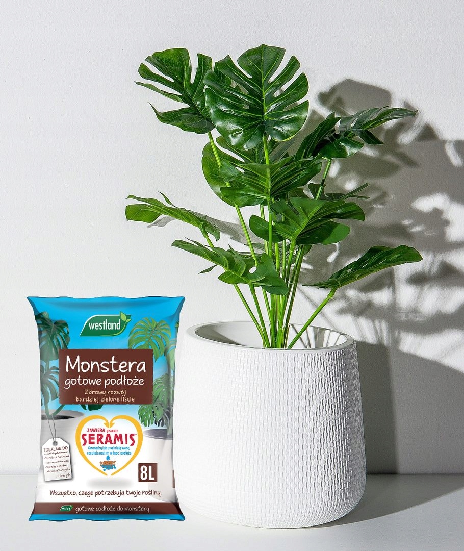 Podłoże ZIEMIA DO MONSTERY nawóz SERAMIS perlit 8L Kod producenta 163011